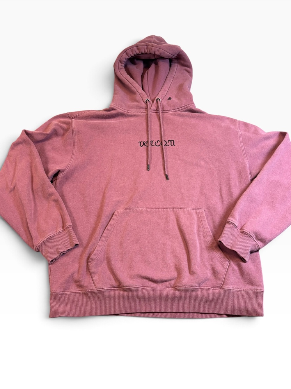 Volcom Gothstone Hoodie Men’s L Orchid Mauve Pink Purple Gothic Logo GUC